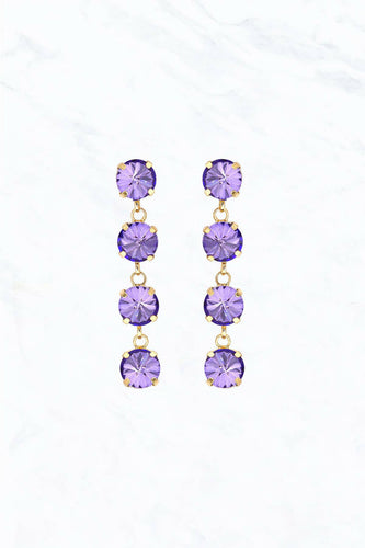 Round Bead Drop Earrings.