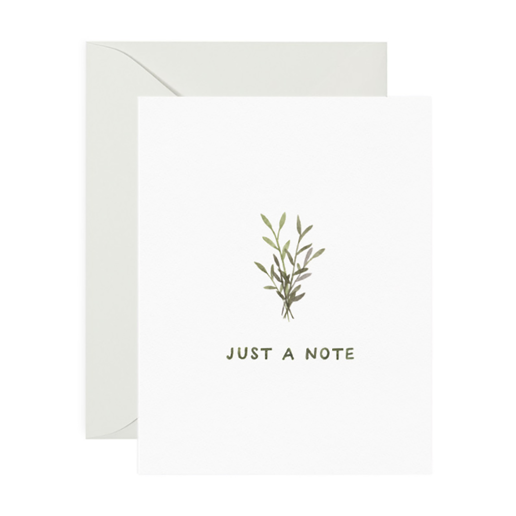 Greenery Note Everyday Card