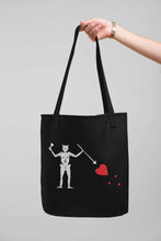 Load image into Gallery viewer, Blackbeard flag Tote Bag.
