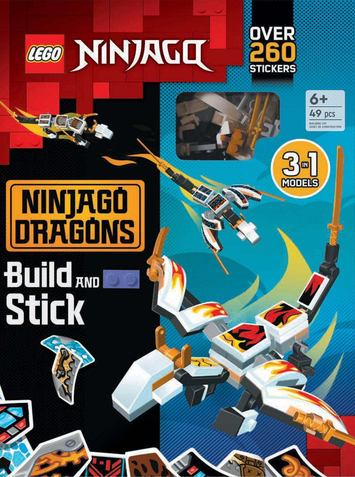 LEGO(R) Build and Stick: NINJAGO(R) Dragons.