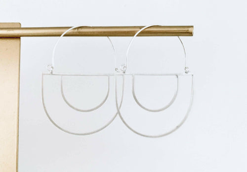 The Hannah Earring- Sterling Silver.