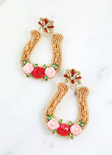 Derby Beaded Horseshoe MULTI.