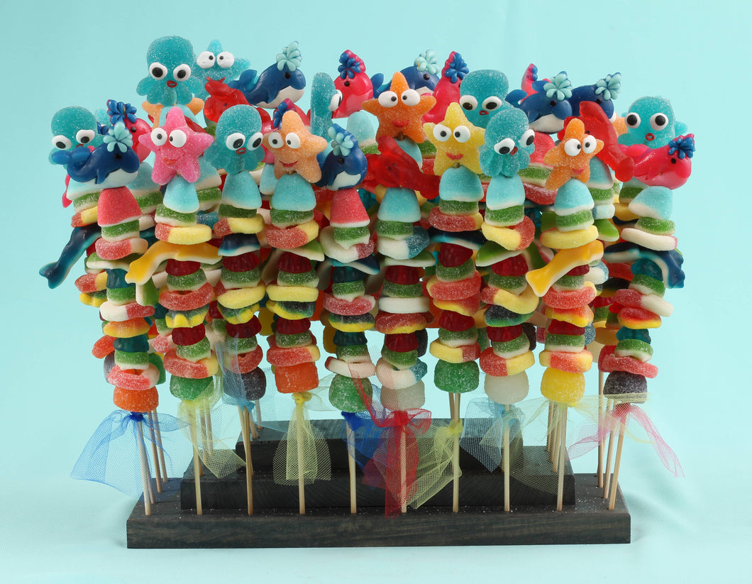 Forever Sweet gummy candy kabob under the sea theme