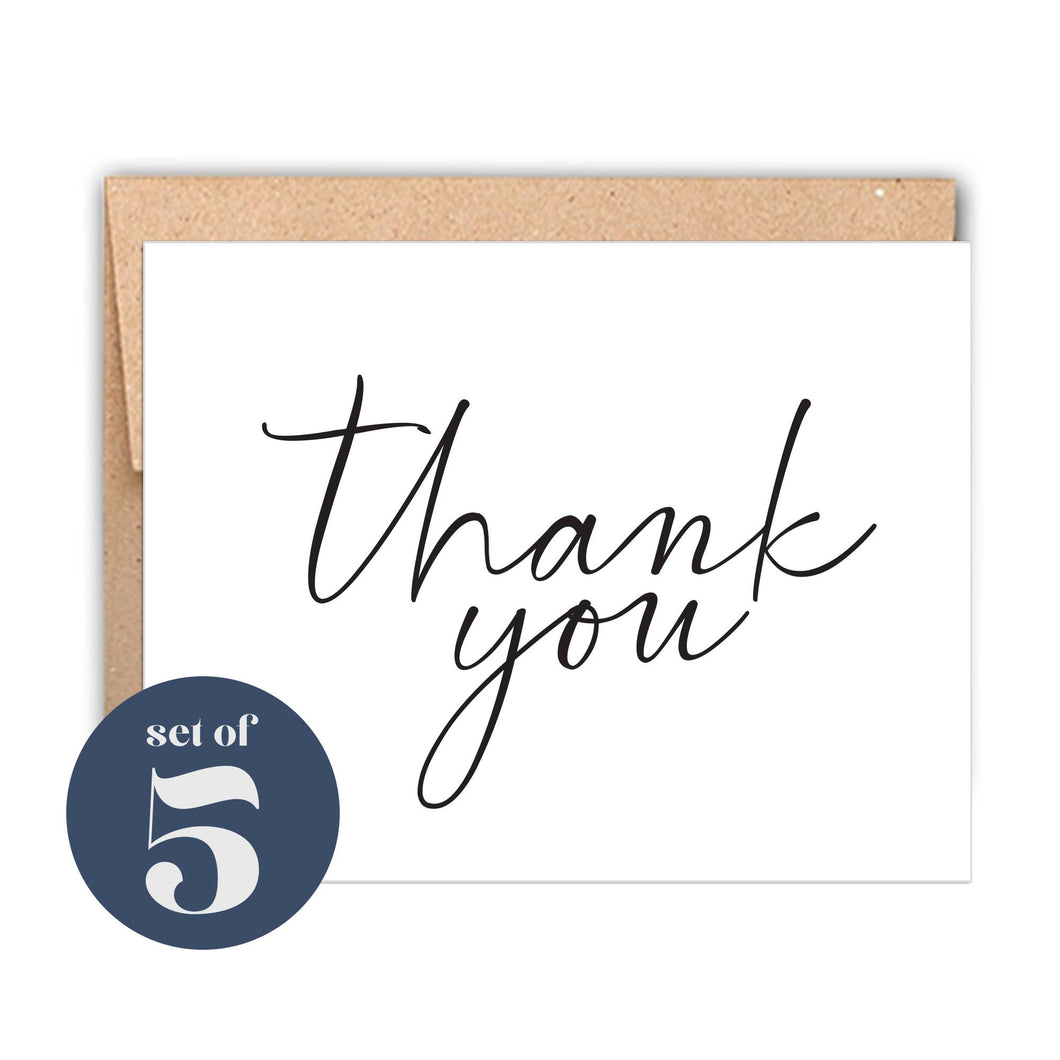 Classic Thank You Note Set