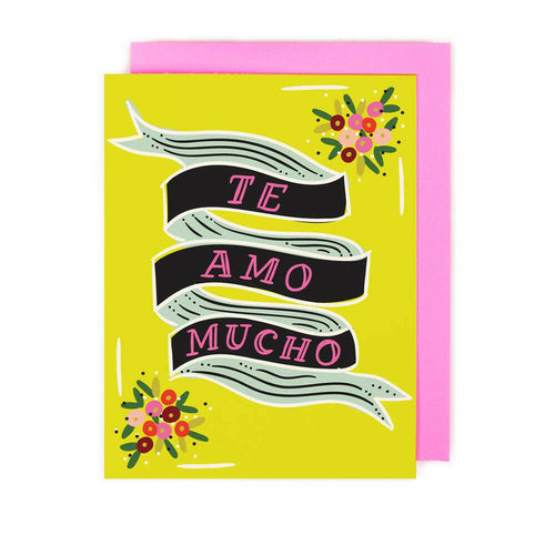 Te Amo Mucho Card.