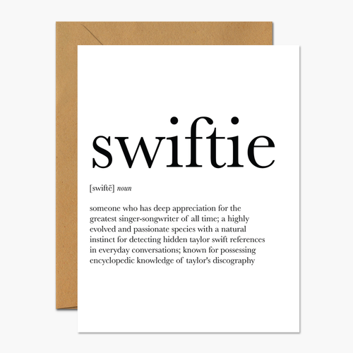 Swiftie Definition - Greeting Card.