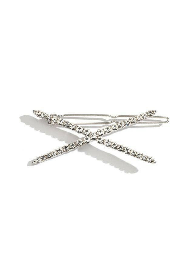 Crystal Crisscross Hair Clip.