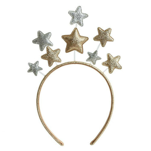 Gold and Silver Star Headband.