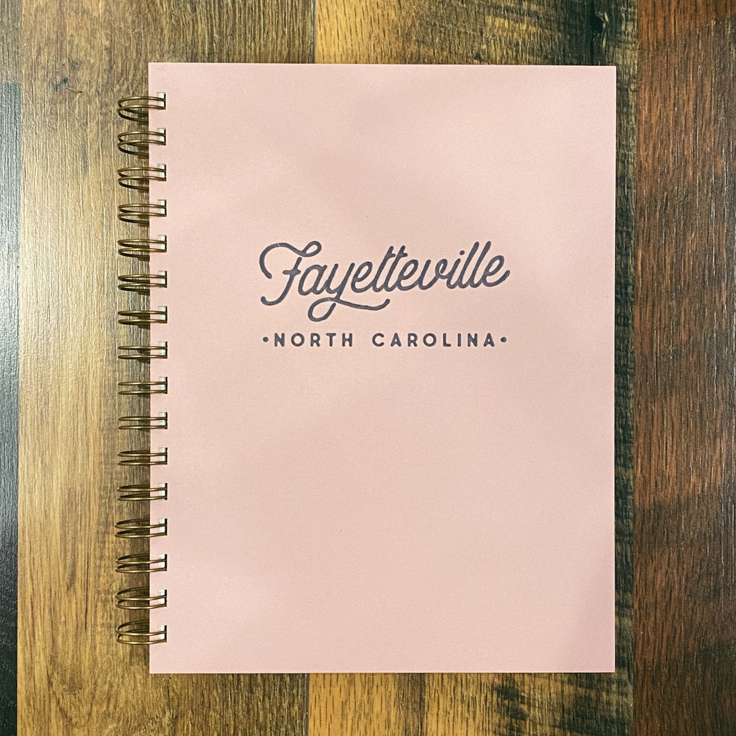 Fayetteville Script Journal : Lined Notebook