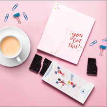 Load image into Gallery viewer, YOU GO GIRL Chocolate-Filled Greeting Card
