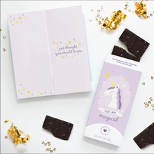 Load image into Gallery viewer, YOU ARE MAGICAL Chocolate-Filled Greeting Card

