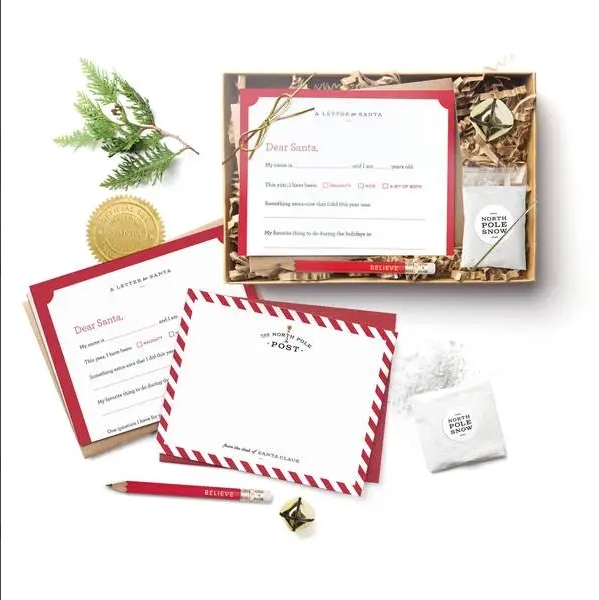 Santa Letter Kit.