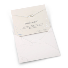 Load image into Gallery viewer, Best Day Ever Necklace + card/env - Bridesmaid
