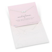 Load image into Gallery viewer, Best Day Ever Necklace + card/env - Maid of Honor
