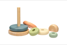 Load image into Gallery viewer, Wooden Stacking Rainbow Toy, Eco-Friendly Baby &amp; Toddler Toy.
