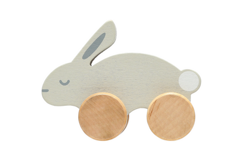 Wooden Toy Bunny, Eco-Friendly Baby & Toddler Toy.