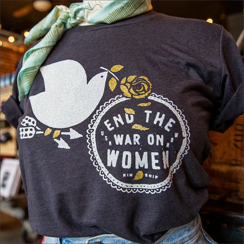 end the war on women tee.