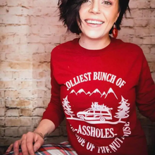 Load image into Gallery viewer, Jolliest Bunch Of Assholes Christmas Long Sleeve Tee Shirt.
