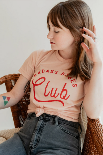 Badass Babes Club, Empowering Unisex Graphic Tee.