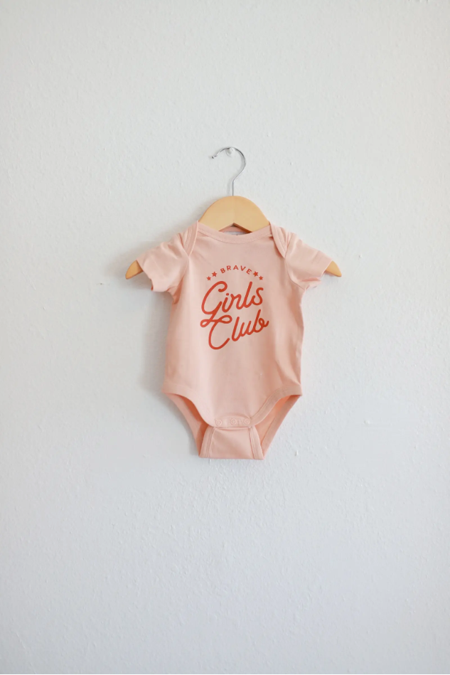 Brave Girls Club Baby Onesie, Baby Bodysuit, Baby Gift.