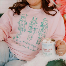 Load image into Gallery viewer, I&#39;m Not a Player I just Crush Christmas Pink Sweatshirt

