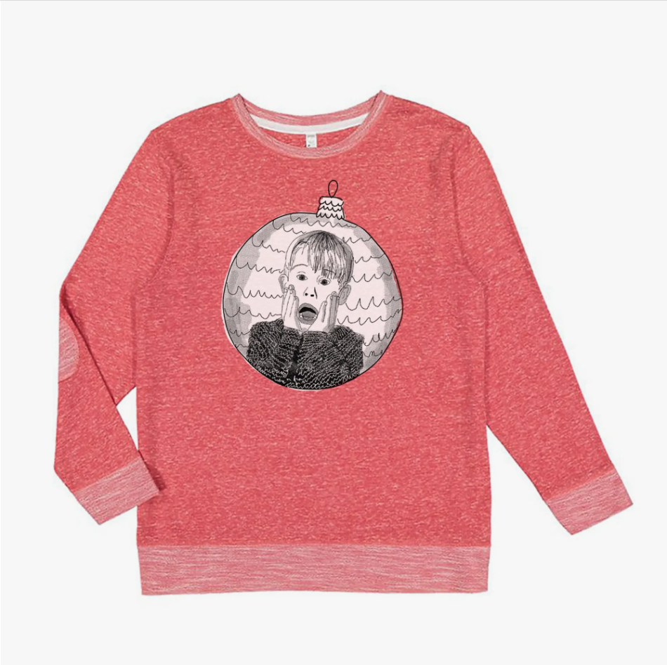 Home Alone : Youth Melange Sweatshirt.