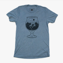 Load image into Gallery viewer, Tulip Glass Tee - Denim.
