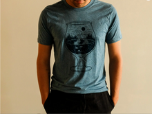 Load image into Gallery viewer, Tulip Glass Tee - Denim.
