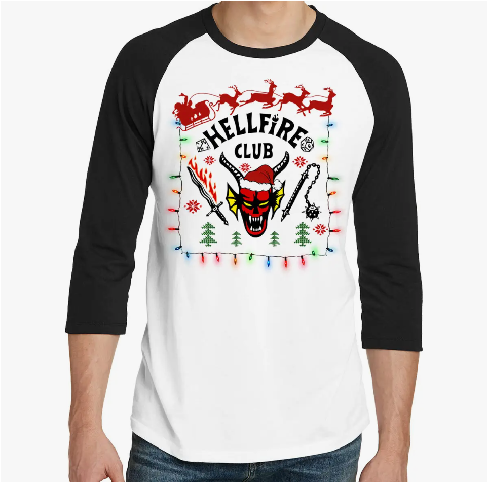 Christmas Hellfire Club - Stranger Things Inspired T-Shirt