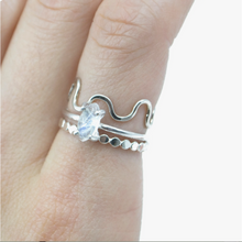 Load image into Gallery viewer, Coin Stacking Ring in Sterling Silver
