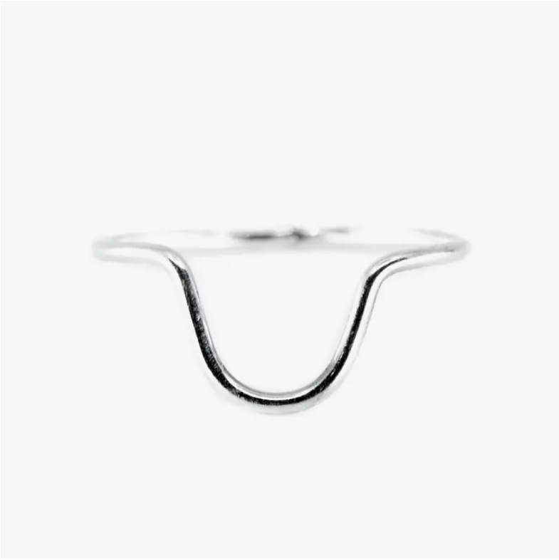Curve Ring in Sterling Silver