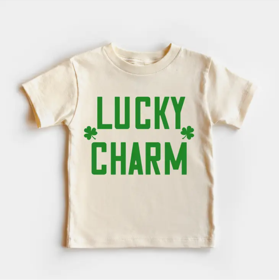Lucky Charm St. Patricks Day Toddler and Youth Shirt.