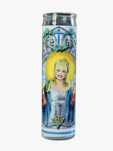 Dolly Parton Celebrity Prayer Candle.