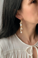 Load image into Gallery viewer, Keshi Pearl Wedding Earrings
