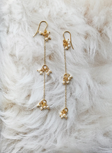 Load image into Gallery viewer, Long Petite Pearl Earrings
