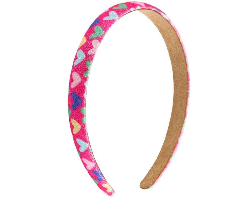 Hot Pink Heart Headband.