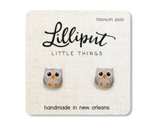 Load image into Gallery viewer, Cute Owl Earrings.
