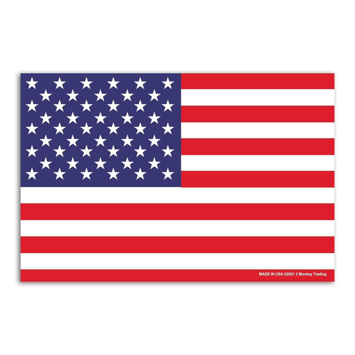 American Flag - 4 x 6 in. Decal.