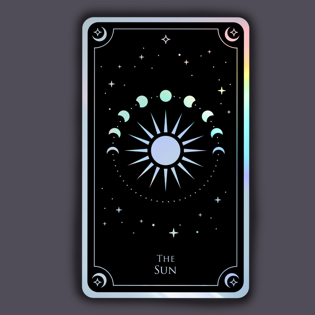 Tarot Stickers, Journaling Planner The Moon, The Sun, The Empress Vinyl  Waterproof