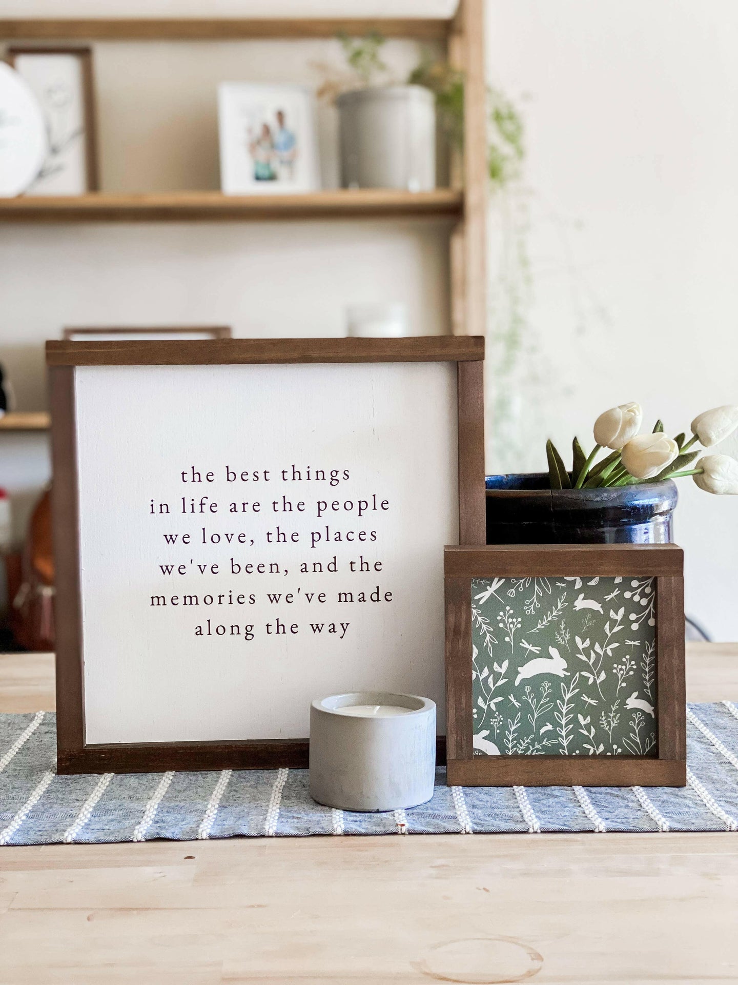 The Best Things In Life | Handmade Wood Sign.