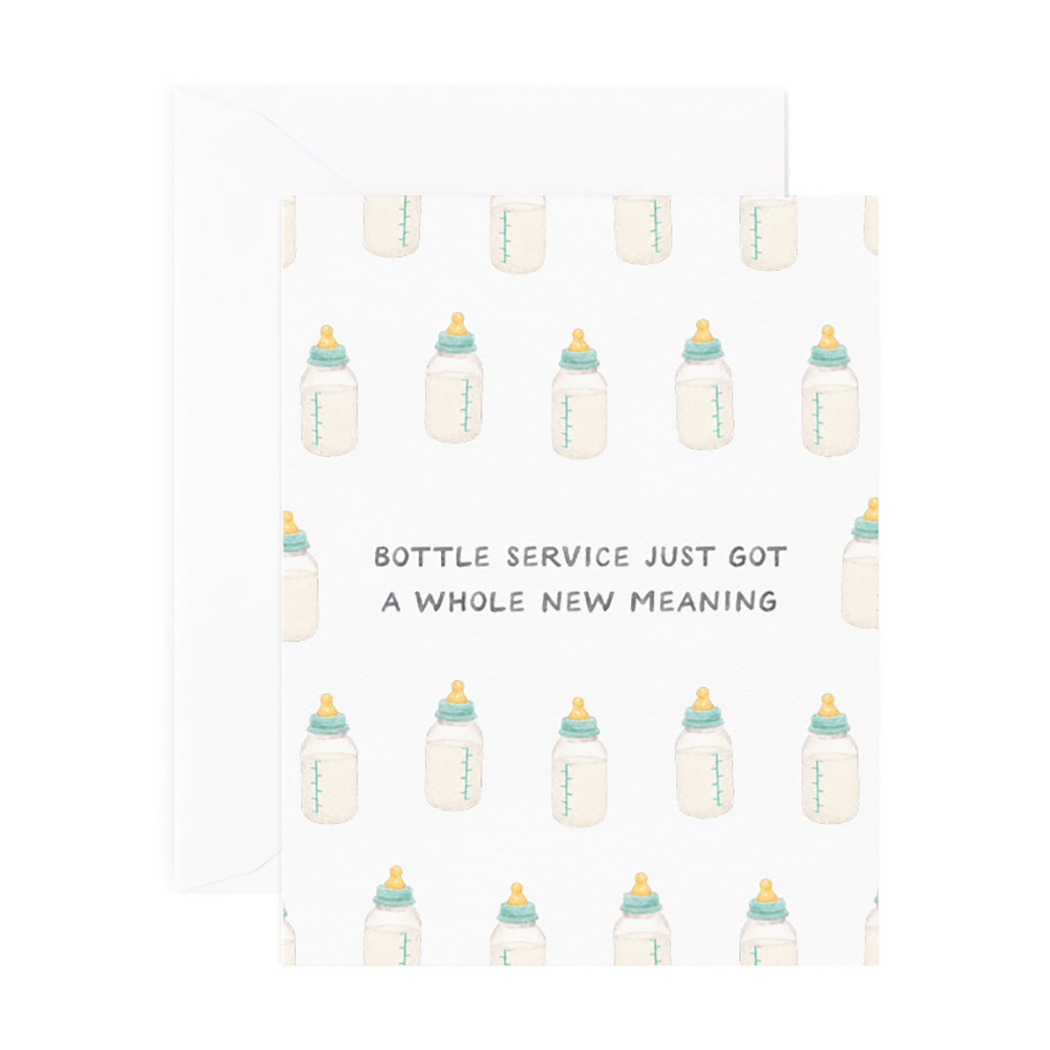 Bottle Service Card