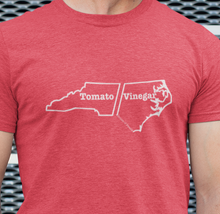 Load image into Gallery viewer, North Carolina BBQ Shirt RED.
