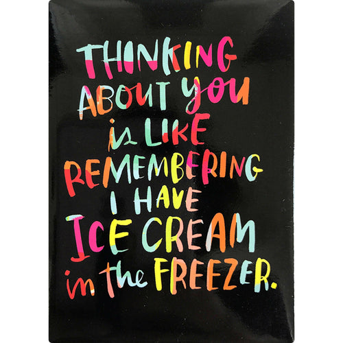 Ice Cream Freezer Magnet.