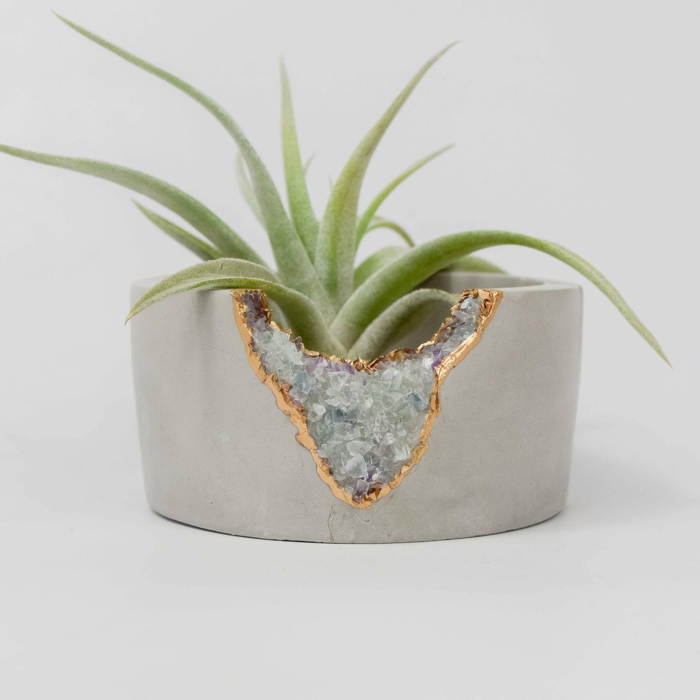 Fluorite Calcite Mini Planter.