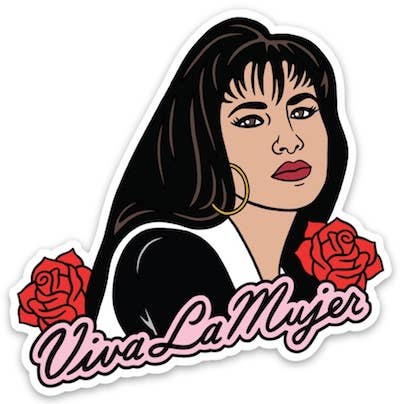 Selena Viva La Mujer Die Cut Sticker