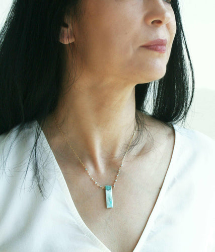 Larimar Necklace.