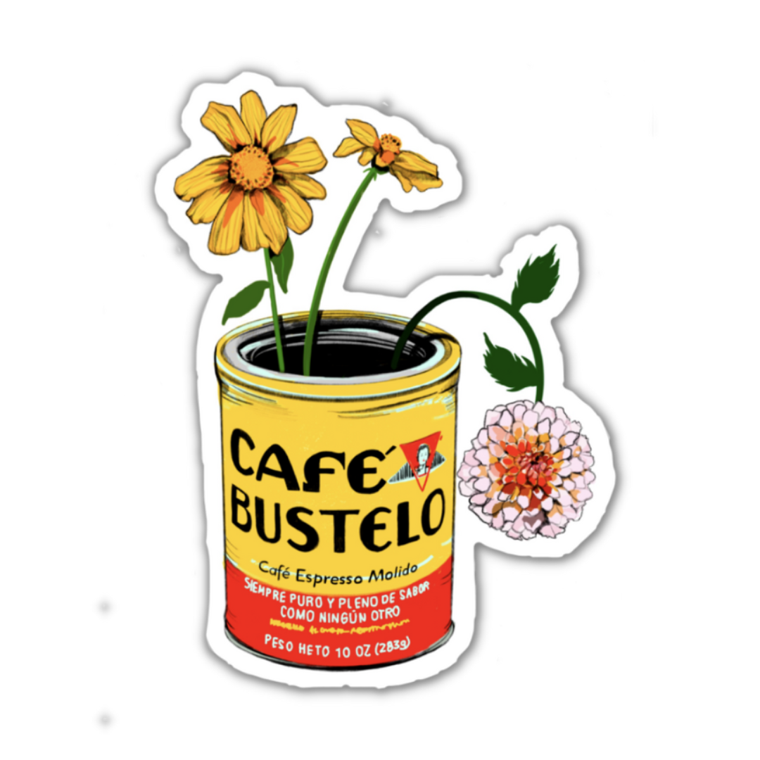 Cafe Bustelo Sticker.