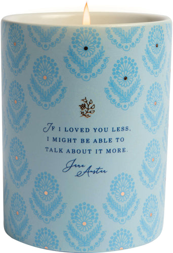 Jane Austen If I Loved You Less Scented Candle 8.5 oz.