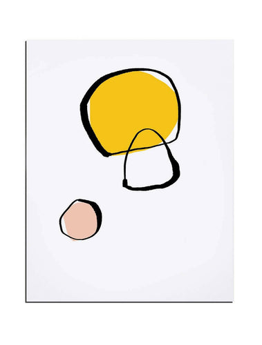 Abstract Circles Poster.