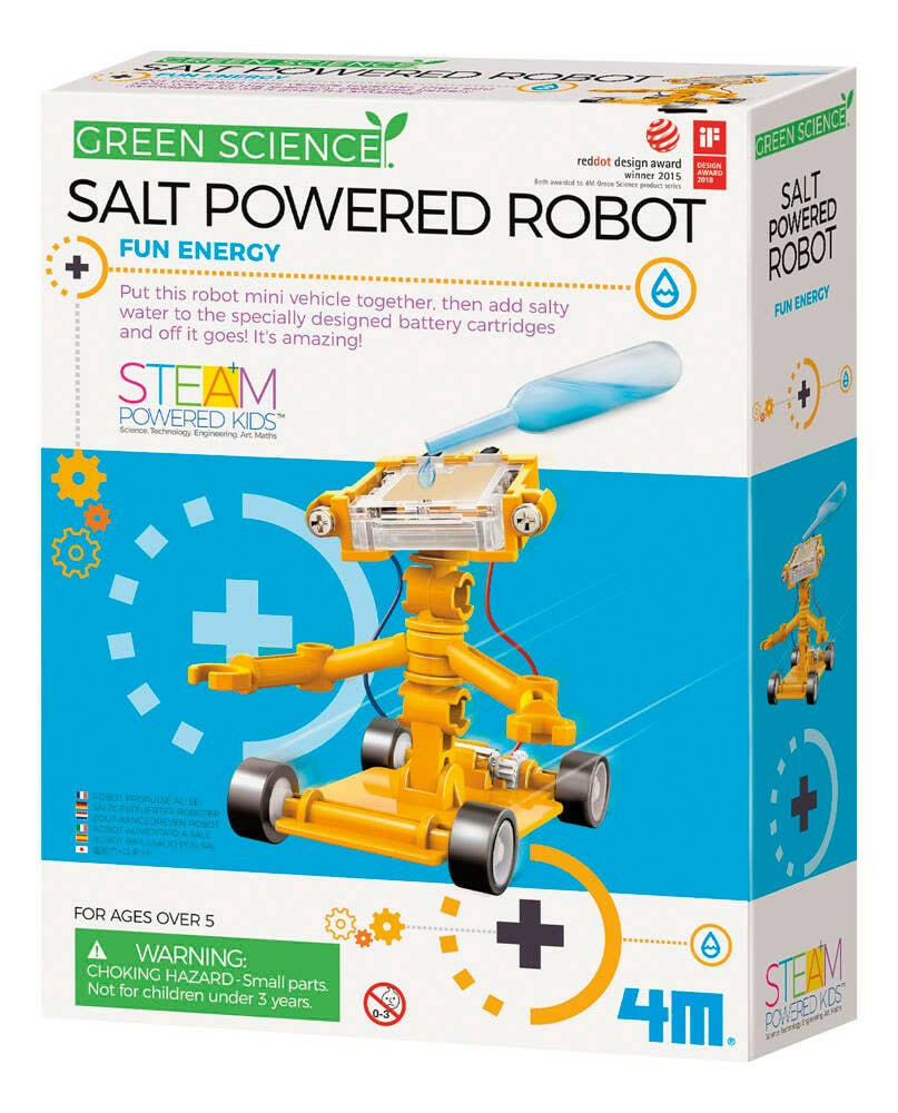 4M Salt Powered Robot STEM Science Project.